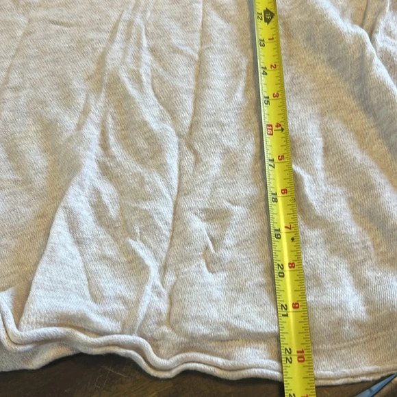 Wilt Lagenlook Boxy Long Sleeve Top Distressed Cream Cotton Cashmere Silk M - Picture 10 of 11